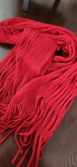 3 pieces 2 Nice Scarfs and a light Weight Black Cardigan