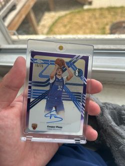 2025-26 Topps Chrome Cooper Flagg Next Stop Signatures Purple Refractor Auto/75