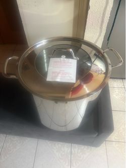 Princess house  60 qt stainless steel stockpot