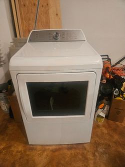 New gas Dryer.  GE.