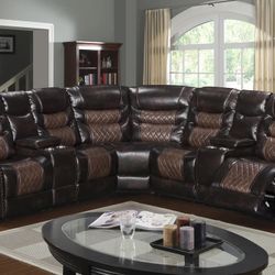 Brand New Recliner Sectional 