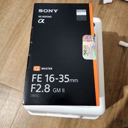 Sony FE 16-35mm F2.8 GM II Brand New