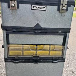 Rolling Tool Box Stanley Metal 