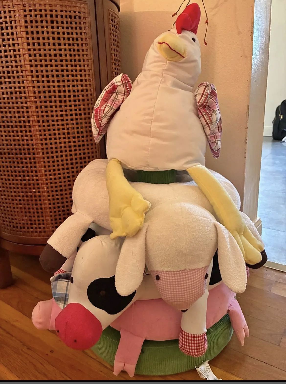 Pottery barn Farm animal stacker