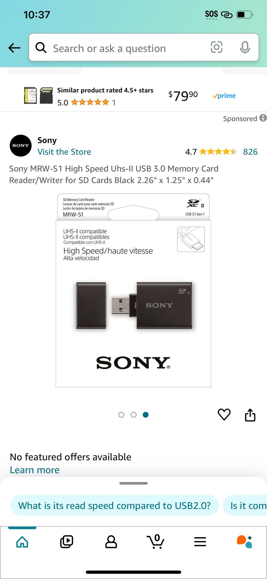 SD Reader By Sony