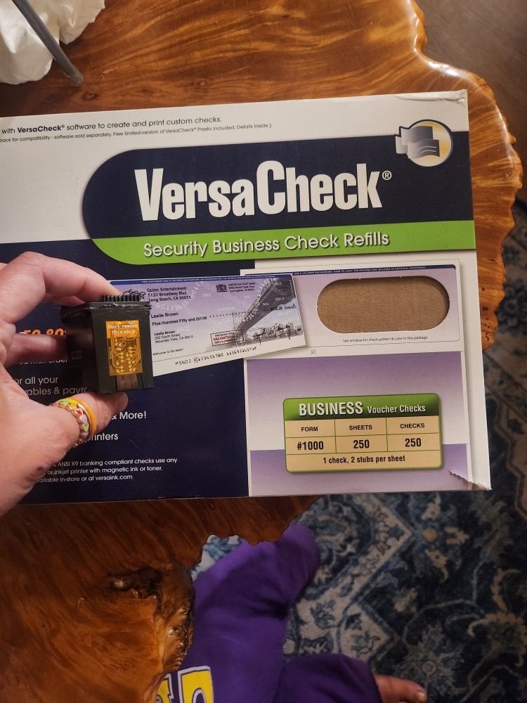 Versacheck Paper And Micr Ink