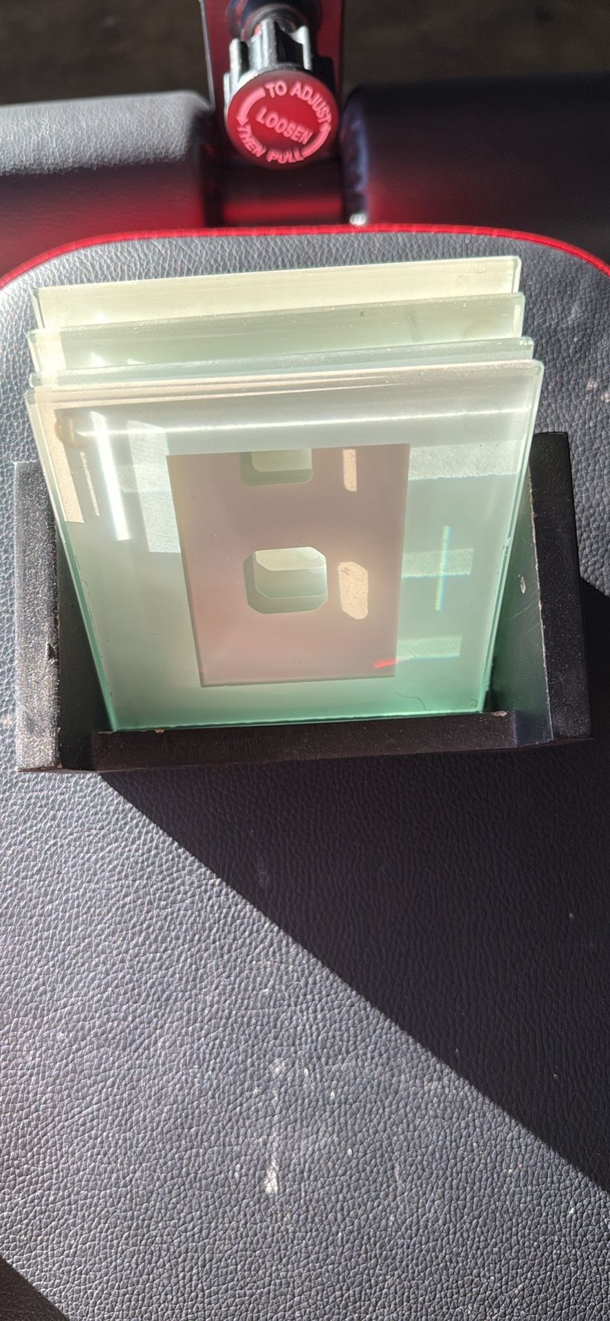 Picture frame glass coasters