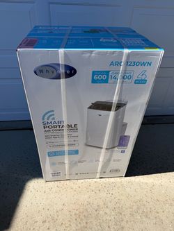 Whynter NEX Inverter 14,000 BTU (ASHRAE) 12,000 BTU (SACC) Smart Control Dual Hose Portable Air Cond