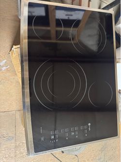Profile electric cooktop