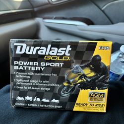 Duralast Gold Power Sport Battery “ETX9”