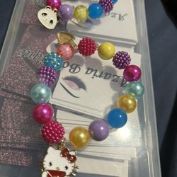 Charm Bracelet With 3 Charms Including 