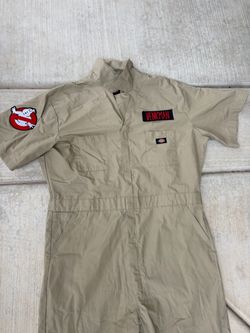 Authentic Dickies Ghostbuster jumpsuit men large halloween custom