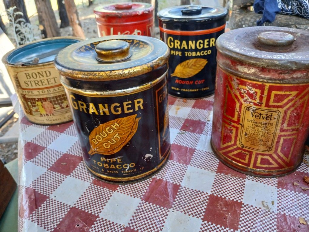 Tobacco Tins ALL 5 For $20