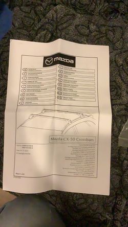 Roof rack for Mazda cx-50