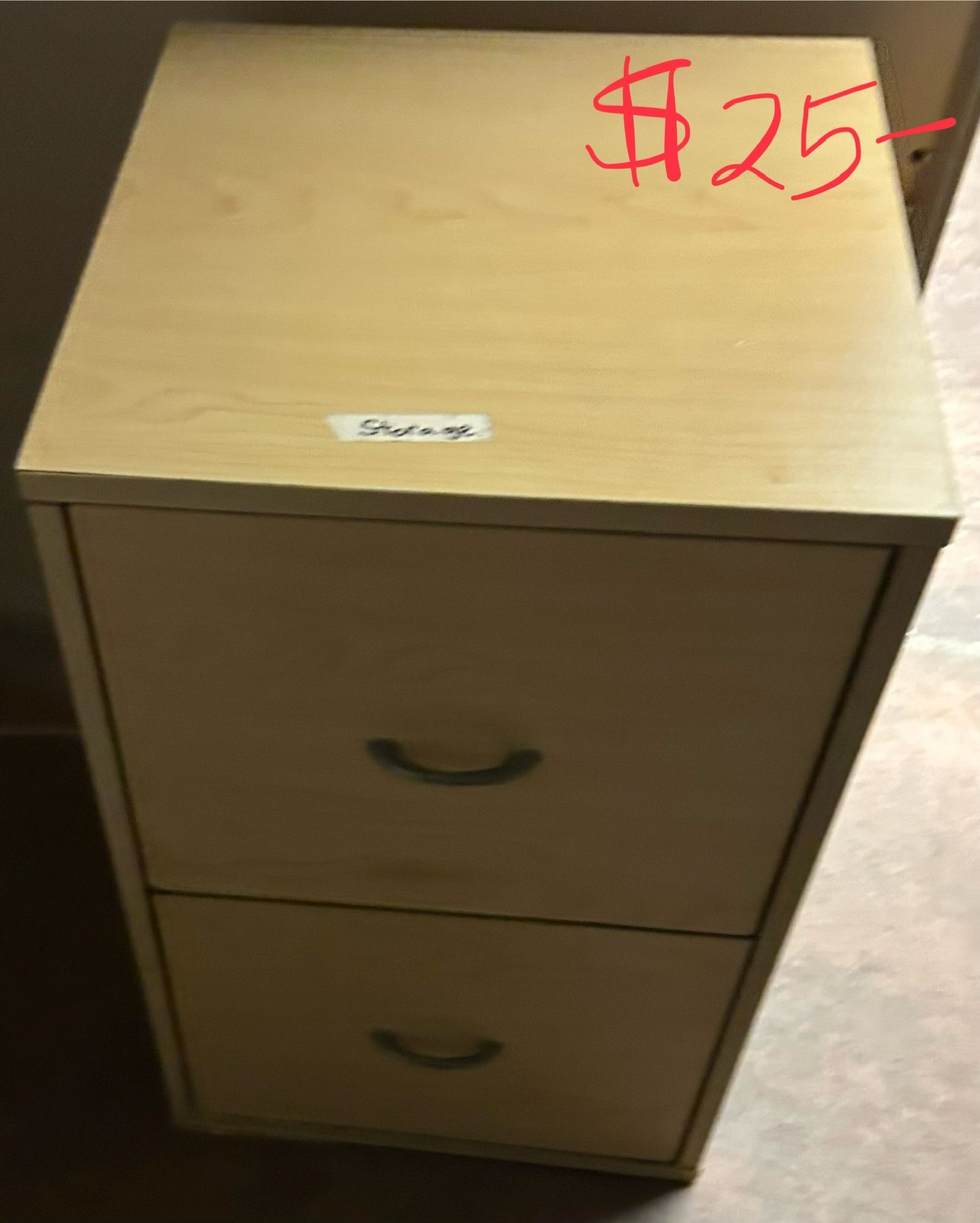 Two Drawer Filling Cabinet