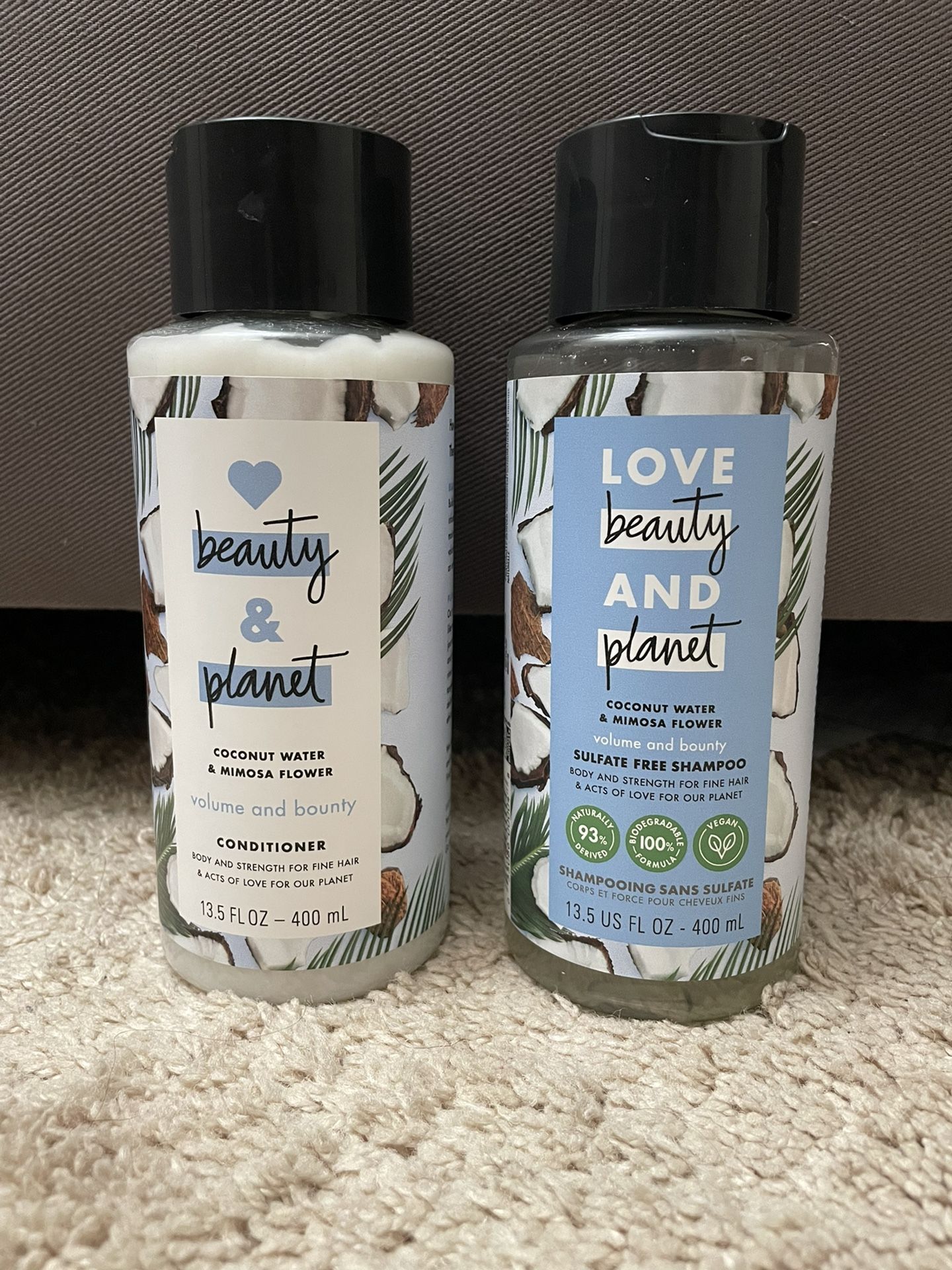 Love Beauty And Planet Shampoo Conditioner Set