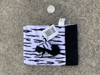 Small, Cute Fuzzy Zebra Notebook