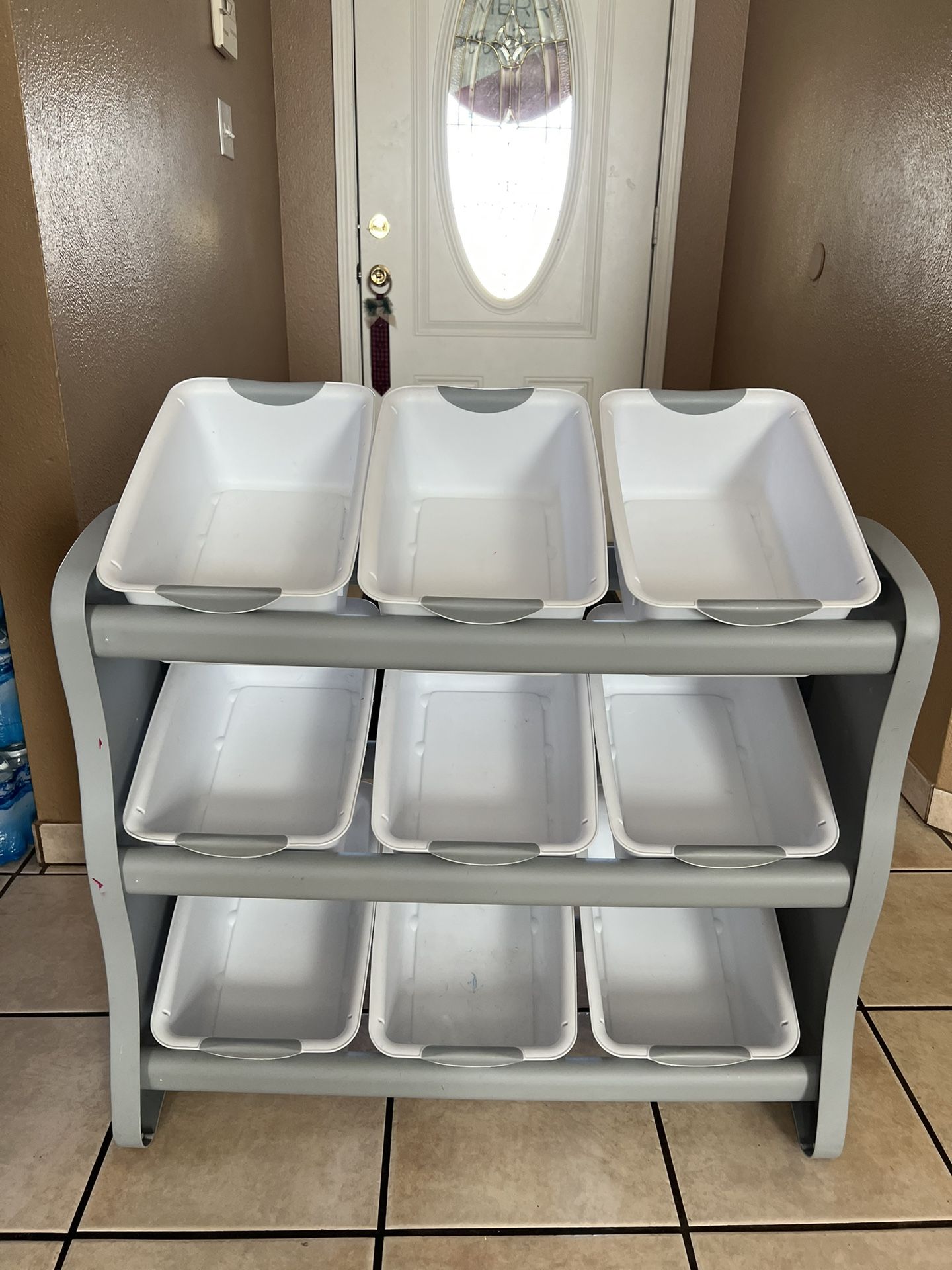 Plastic Storage Containers Shelf