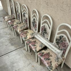 Lacquer Table With 6 Chairs And Extender