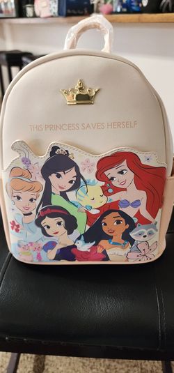 Loungefly Disney Chibi Princess & Friends Mini Backpack  Box Lunch Exclusive New