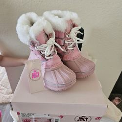 Juicy Couture Pink Snow Boots Toddler