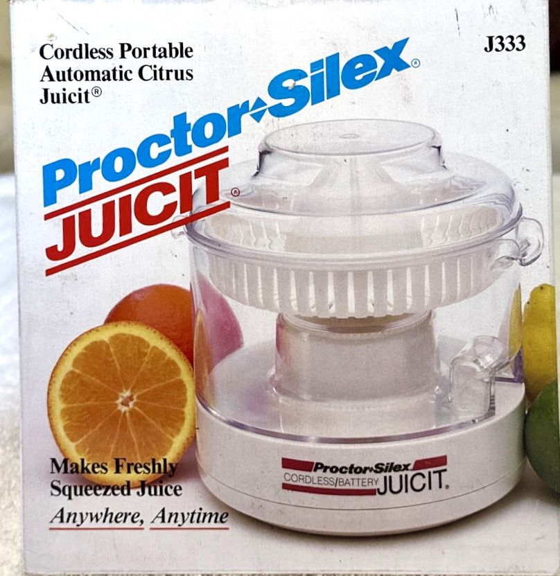 Proctor Silex JUICIT Automatic Cordless Juicer ~New in box !