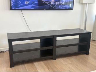 Black TV Console table