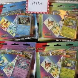 Prismatic Evolutions Tech Stickers