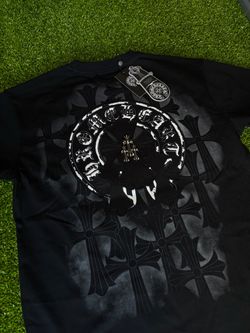 Chrome Hearts Black Graphic T-Shirt with Tags