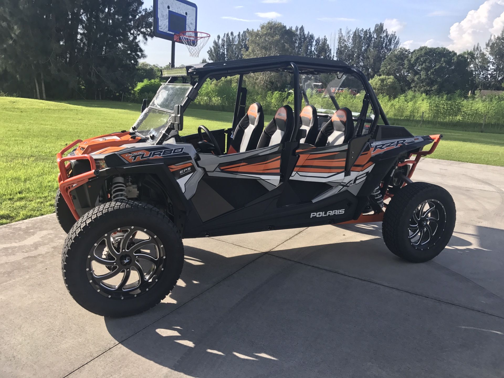 STREET LEGAL 2018 polaris RZR Turbo 1000 Crew 20 inch wheels 33 inch ...