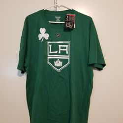 Brand New NHL St Patrick's Day Los Angeles Kings Tee, Mens Sz XL $30, Pls Read Description!