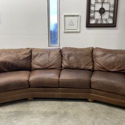 Custom Made Leather Sofa Couch 