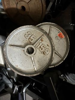 35lbs plates old school