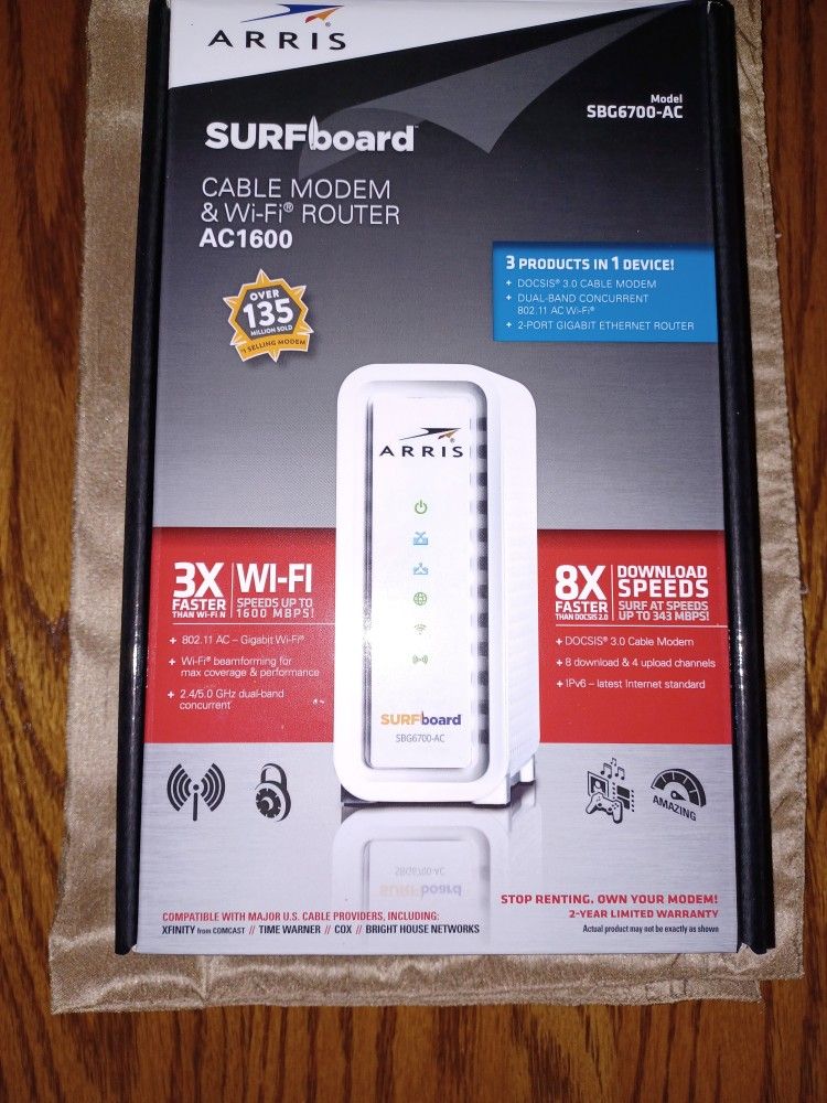 Arris Modem & WiFi Router