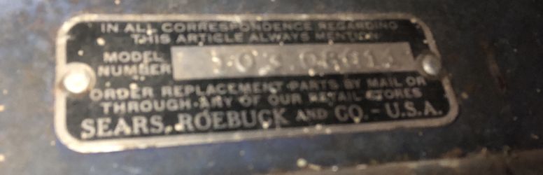 Scroll saw from the 50’s