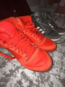 Adidas Top Ten Hi Red & Green Sneakers