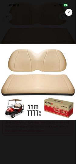 Golf car seat
