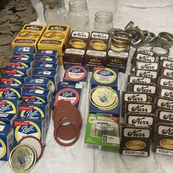 Large Lot New Vintage Canning Lid regular & wide mouth