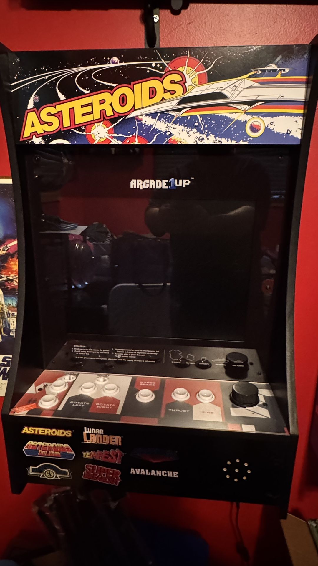 Arcade 1UP Asteroids Version Game System. 