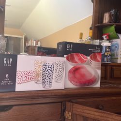 Gap Home  Dinnerware  set /tumbler Set 