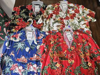 New With Tags Boys Size 14 Christmas Aloha shirts