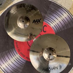 Sabian AAX Series 14” Hi Hat Drum Cymbals BRAND NEW Retails for $515