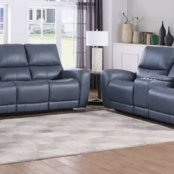 Reclining Couch and Loveseat 