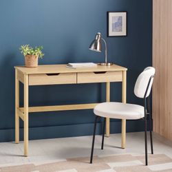 Scandi Desk with Drawers Natural - Room Essentials™