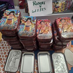 One Piece Empty Tins