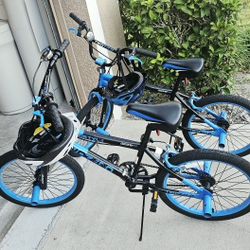 Two 20" Blue Bicycles,  $70/each
