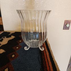 Glassware vase/bowl  8" diameter x 10" H
