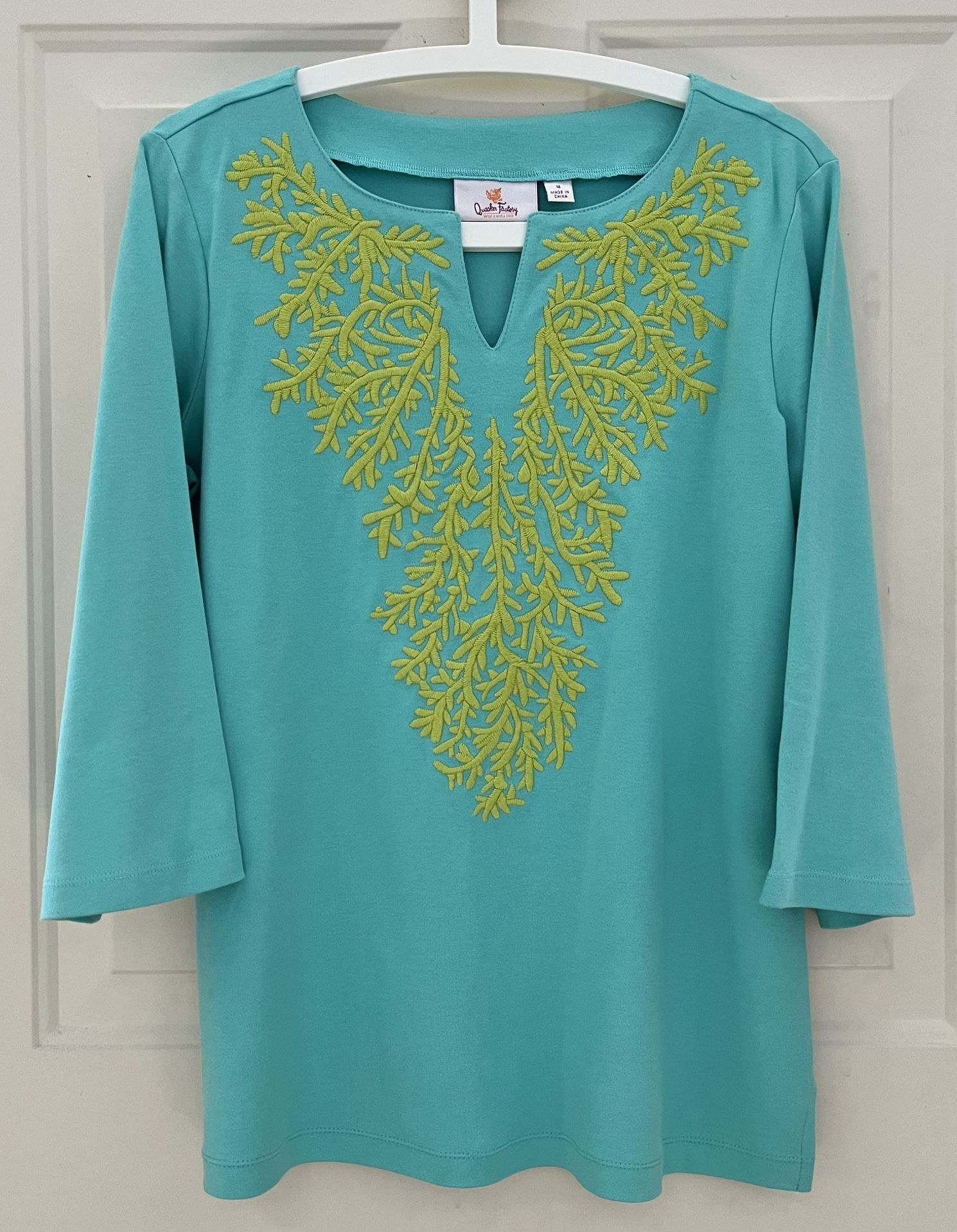 Quacker Factory Tunic Top M (10-12)
