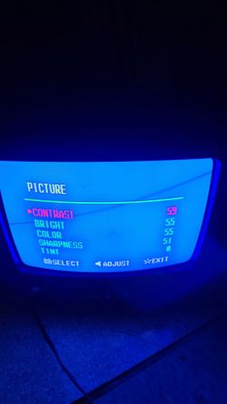 13" Hannah Montana CRT TV-Retro Gaming Tube (Tested & Works)