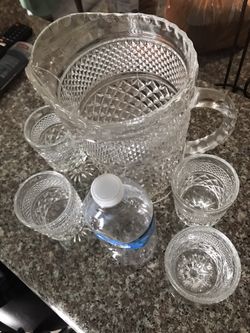 Pitcher And Cups